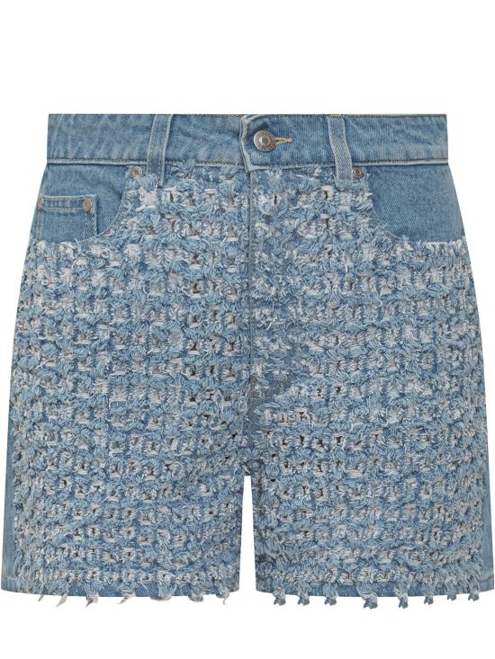 25SS 스텔라 맥카트니 숏팬츠 6D03673SQH06 4125 LIGHT BLUE LASER DENIM