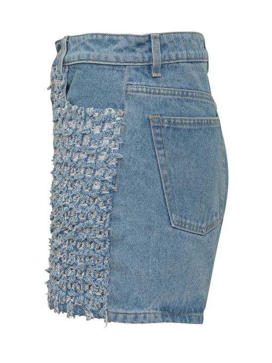 25SS 스텔라 맥카트니 숏팬츠 6D03673SQH06 4125 LIGHT BLUE LASER DENIM - STELLA MCCARTNEY