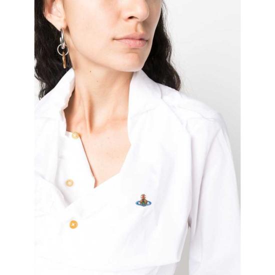 25SS 비비안웨스트우드 셔츠 1501000CW009QPIA401 WHITE DOM - VIVIENNE WESTWOOD