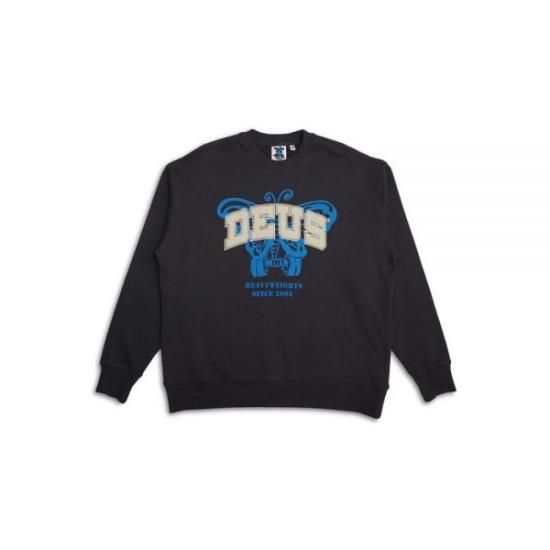  데우스 후드 티셔츠 DMF248533ATH ANTHRACITE DOM