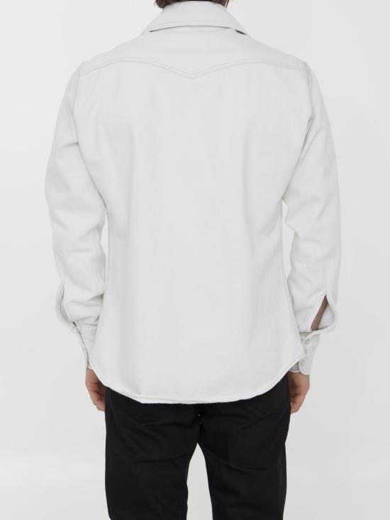  마르지엘라 긴팔 셔츠 S50DT0007 WHITE - MAISON MARGIELA