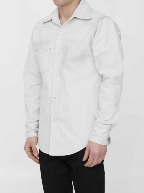  마르지엘라 긴팔 셔츠 S50DT0007 WHITE - MAISON MARGIELA