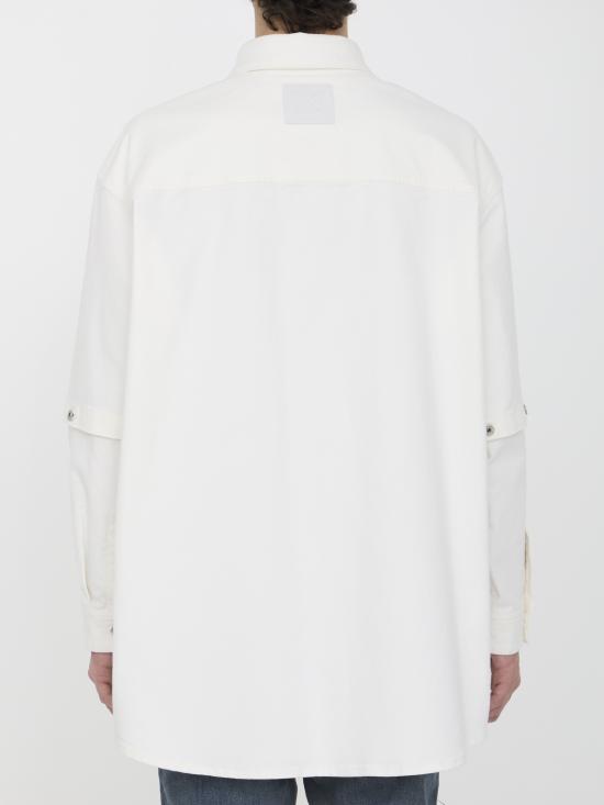  오프화이트 긴팔 셔츠 OMYD059S24DEN001 WHITE - OFF WHITE