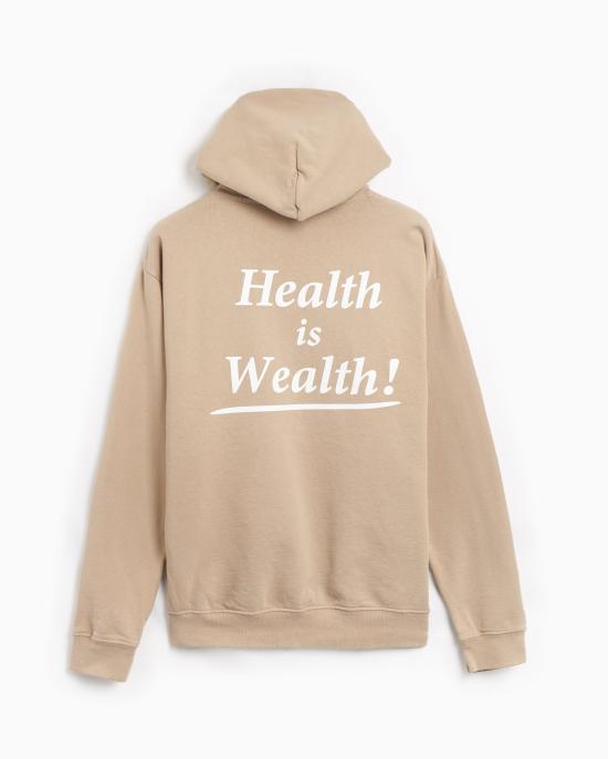  스포티앤리치 후드 티셔츠 WS066S405HE ELEPHANT WHITE DOM - SPORTY & RICH