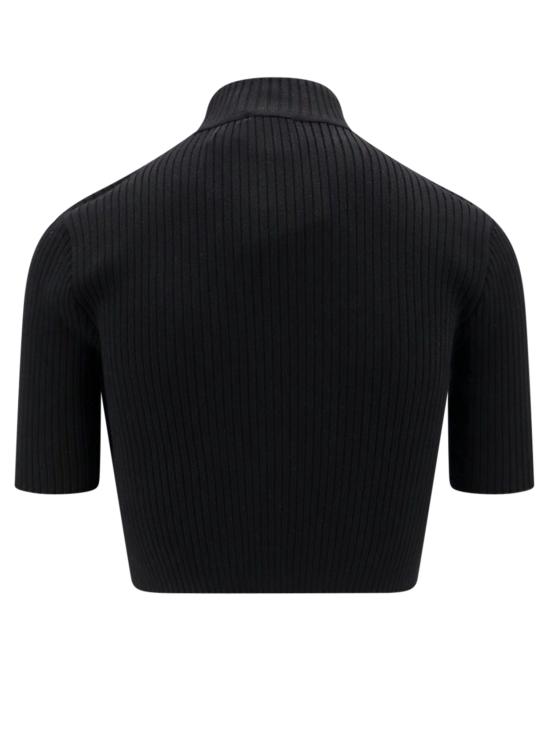  쿠레쥬 반팔 티셔츠 124MPU135FI0001 9999 BLACK DOM - COURREGES