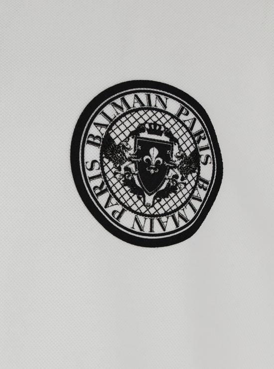 25SS 발망 폴로 티셔츠 EH1GC026BC94GAB White - BALMAIN