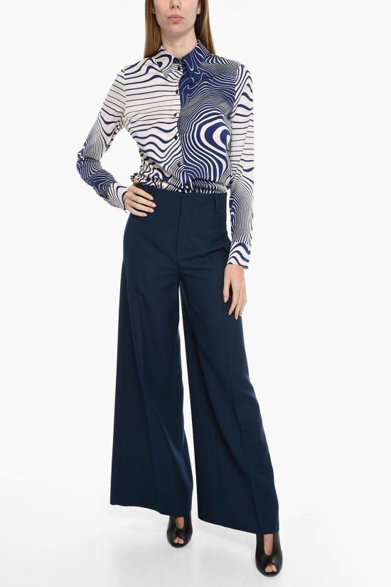  슈퍼 블론드 스트레이트 팬츠 TROUSERS CBLU SCURO Blue - SUPER BLOND