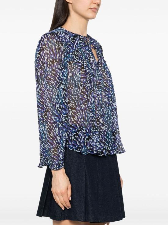  이자벨마랑 블라우스 HT0129FAB1J11E30MI MIDNIGHT DOM - ISABEL MARANT