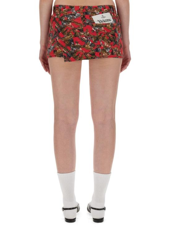  비비안웨스트우드 숏 스커트 19030012W00SDO326 CRAZY ORB DOM