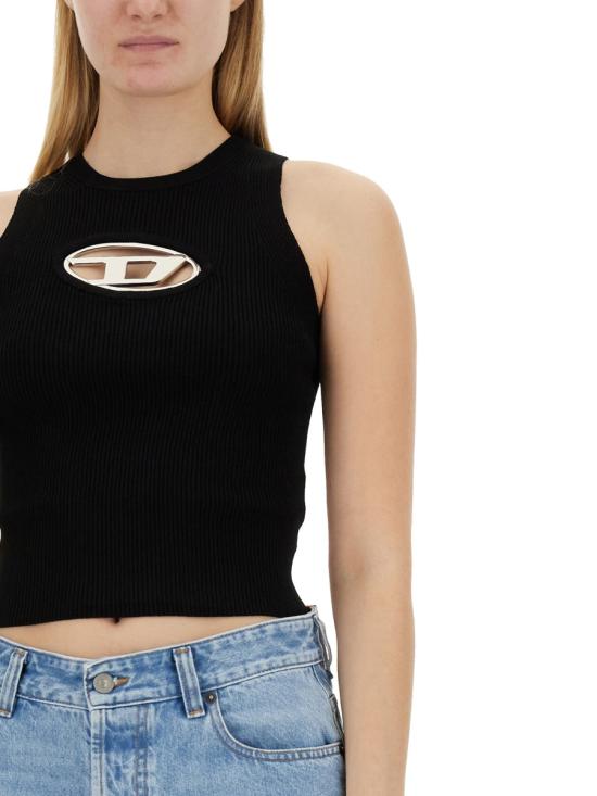  디젤 민소매 티셔츠 A096210DLAX9XX BLACK DOM - DIESEL