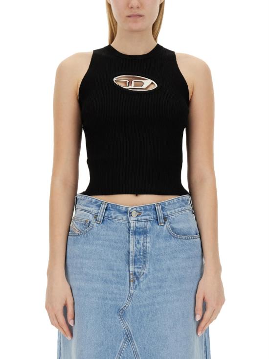  디젤 민소매 티셔츠 A096210DLAX9XX BLACK DOM