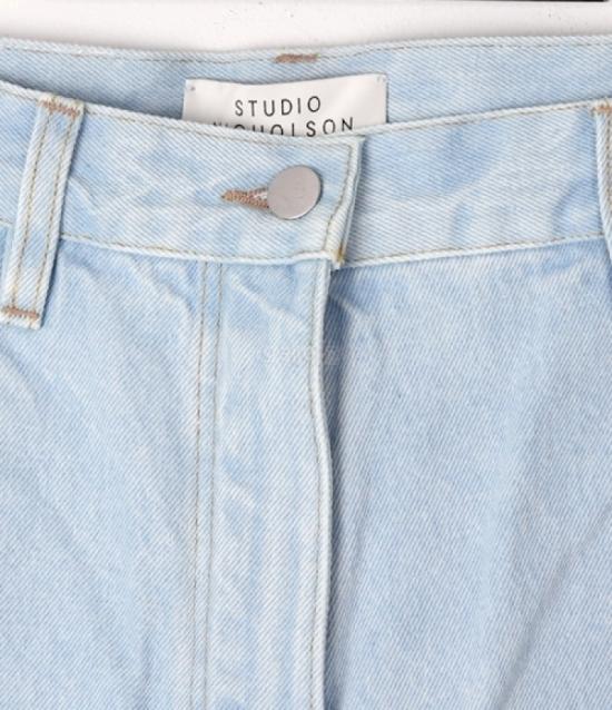  스튜디오 니콜슨 데님 팬츠 ARAL SNW1251 BLEACH WASH DOM - STUDIO NICHOLSON