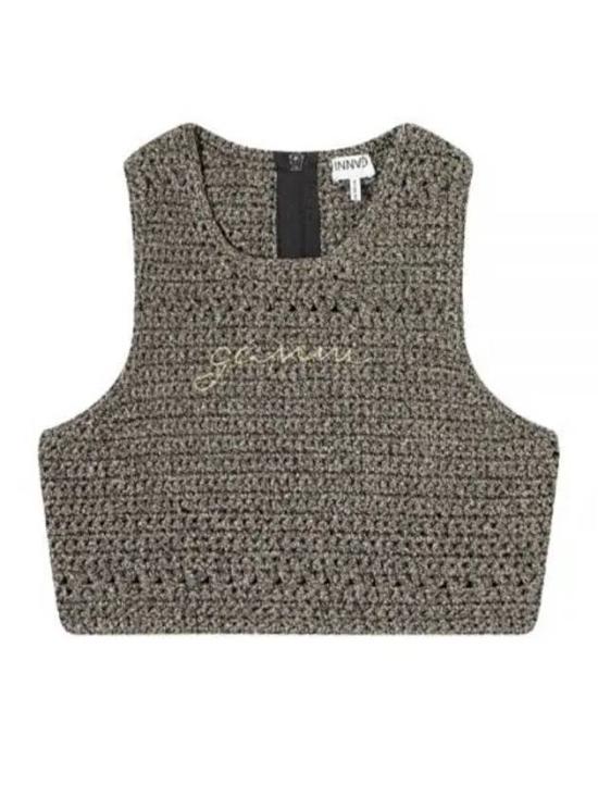  가니 민소매 티셔츠 K1910319 BLACK GOLD DOM