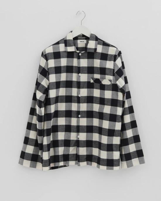  테클라 셔츠 SWTBKG BLACK GINGHAM DOM