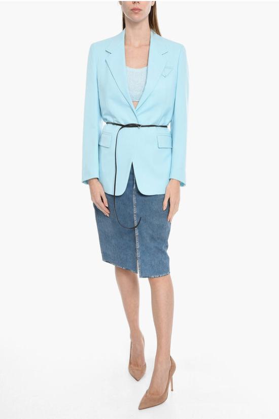  보테가베네타 자켓 708835V25W08955 PALE BLUE DOM - BOTTEGA VENETA