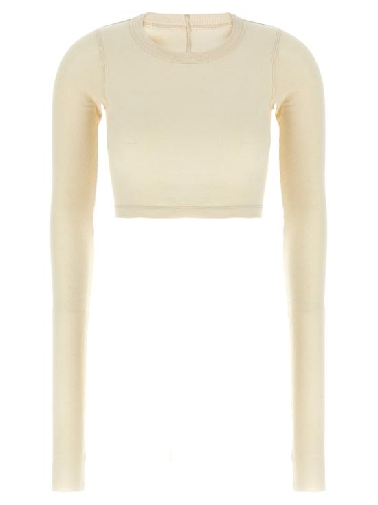 25SS 릭 오웬스 긴팔 티셔츠 RP01E7220JNC21 Beige