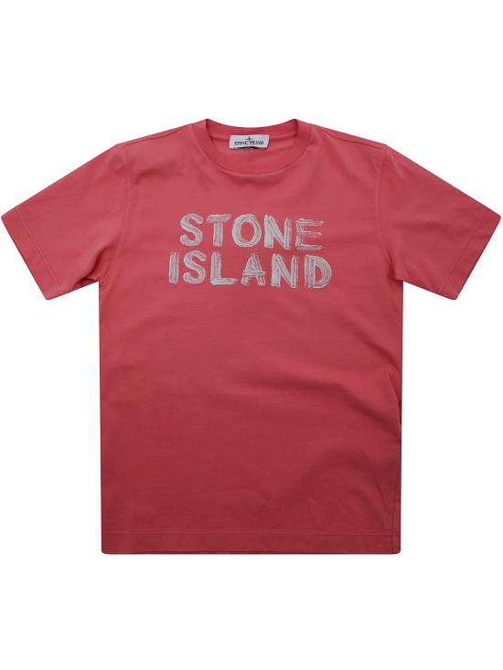 25SS [키즈] 스톤 아일랜드 티셔츠 K1S162100010 S0125 V0089 GERANIUM