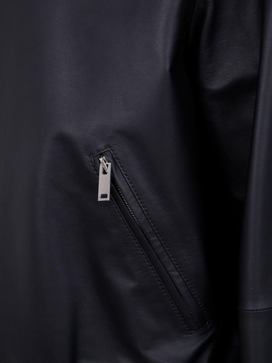 25SS 데사 가죽 자켓 K14482 BLACK BLACK NYLON - DESA