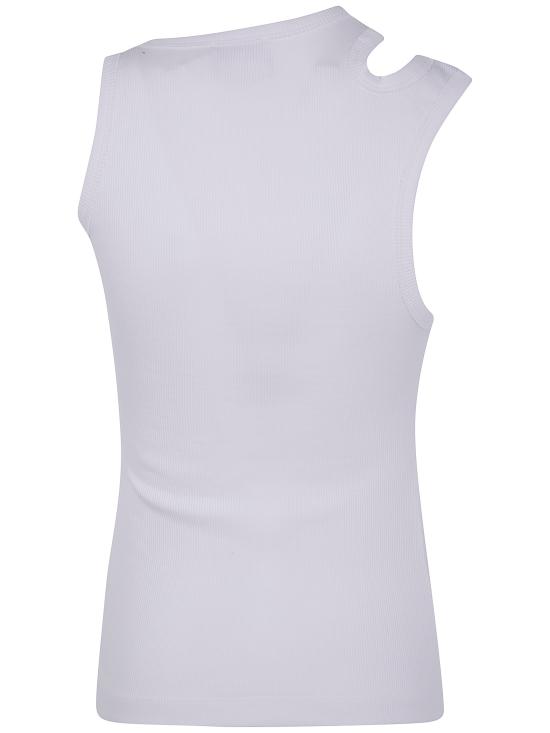 25SS 베르사체 민소매 티셔츠 78 HAM603 J0004 003 WHITE - VERSACE