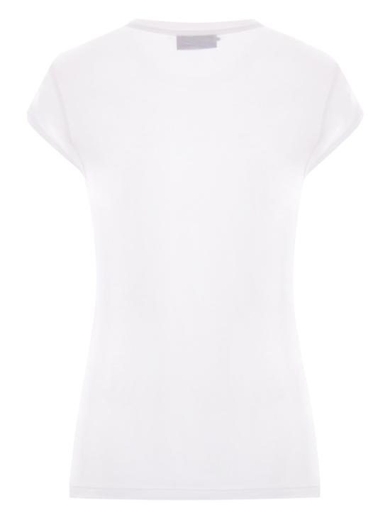 25SS 엘리자베타프랜치 반팔 티셔츠 MA00451E2 270 CHALK - ELISABETTA FRANCHI