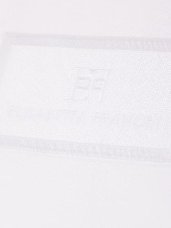 25SS 엘리자베타프랜치 반팔 티셔츠 MA00451E2 270 CHALK - ELISABETTA FRANCHI