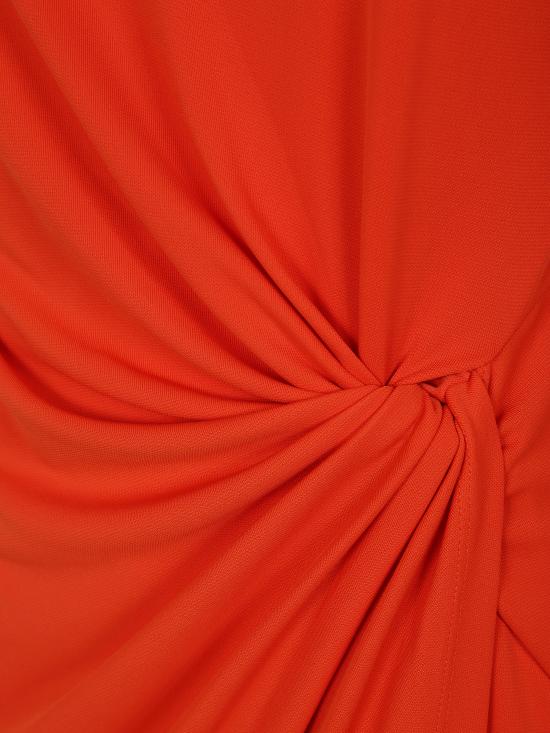 25SS 랄프 로렌 미디 원피스 250957709 002 ORANGE LILY - RALPH LAUREN