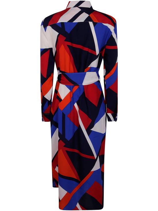 25SS 랄프 로렌 미디 원피스 200957063 001 BLUE MULTI - RALPH LAUREN