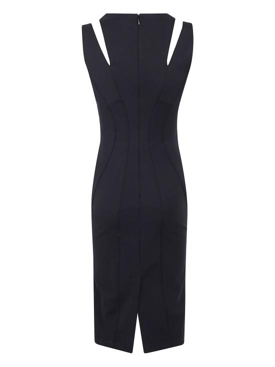 25SS 베르사체 숏 원피스 78 HAO913 N0356 899 BLACK - VERSACE