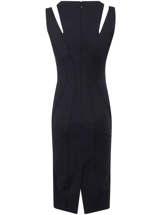 25SS 베르사체 숏 원피스 78 HAO913 N0356 899 BLACK - VERSACE