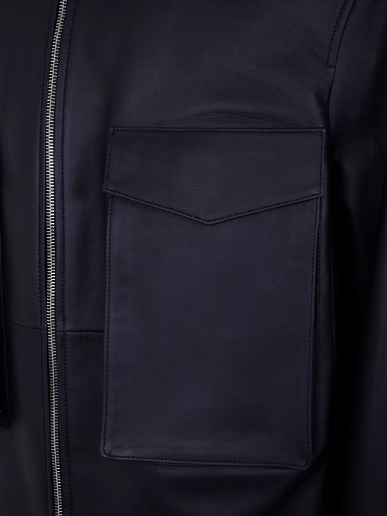 25SS 데사 가죽 자켓 K14489 MIDNIGHT SKY LIGHT GREY - DESA