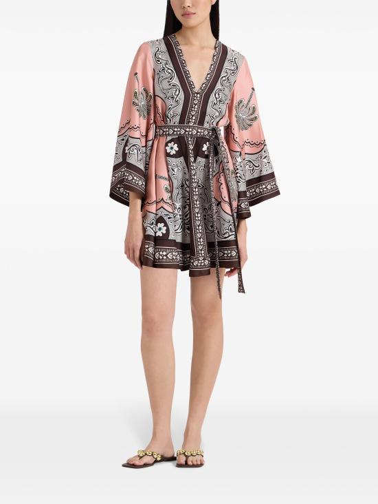 25SS 라 더블제이 숏 원피스 DRE0575 SIL006AGE01 PI01 MIRAGE PLAC E - LA DOUBLEJ