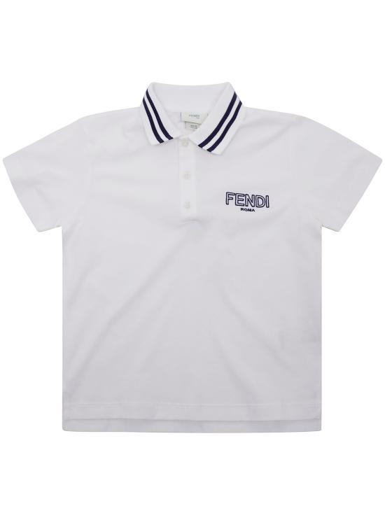 25SS [키즈] 펜디 폴로 셔츠 JMI464 7AJ F0TU9 PASTEL