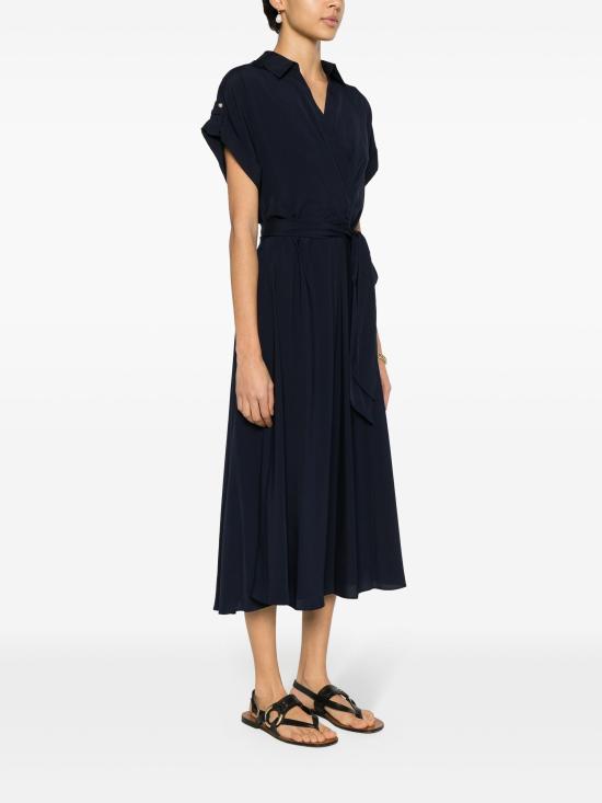 25SS 랄프 로렌 미디 원피스 250909427 002 LIGHTHOUSE NAVY - RALPH LAUREN