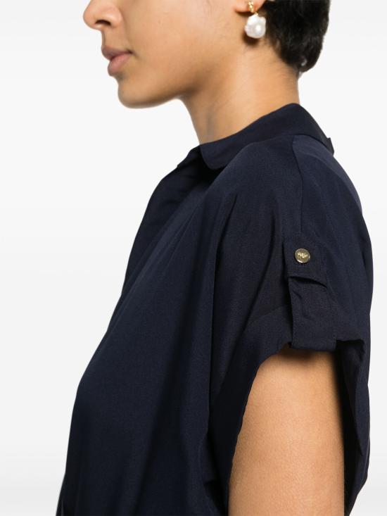 25SS 랄프 로렌 미디 원피스 250909427 002 LIGHTHOUSE NAVY - RALPH LAUREN