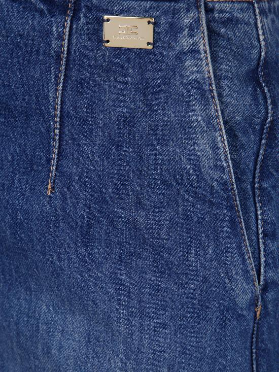 25SS 엘리자베타프랜치 스커트 GJ35N51E2 139 VINTAGE BLUE - ELISABETTA FRANCHI