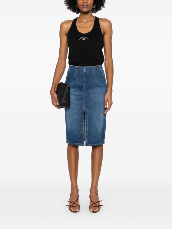 25SS 엘리자베타프랜치 스커트 GJ35N51E2 139 VINTAGE BLUE - ELISABETTA FRANCHI