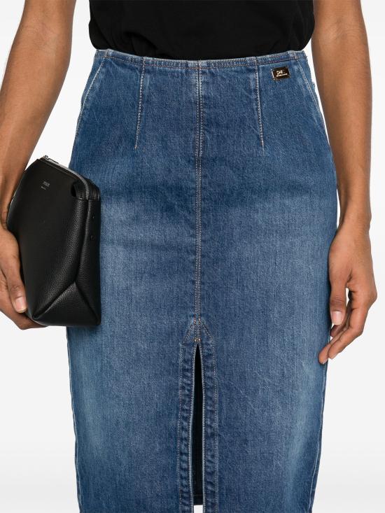 25SS 엘리자베타프랜치 스커트 GJ35N51E2 139 VINTAGE BLUE - ELISABETTA FRANCHI