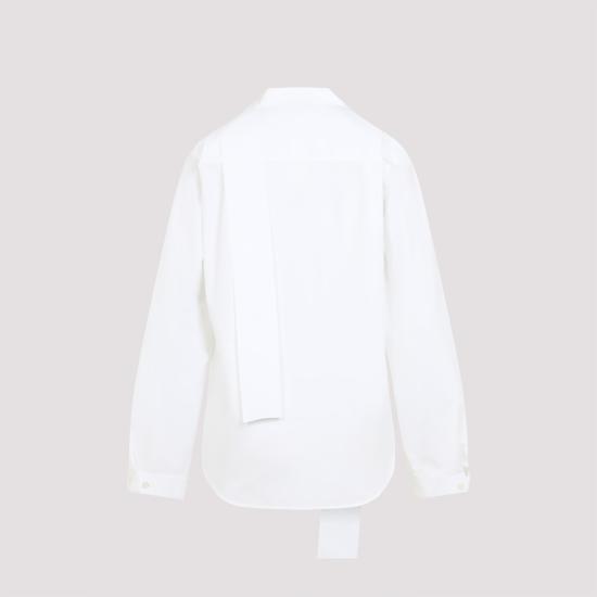 25SS 알라이아 블라우스/셔츠 AA9C0968T611A 000 BLANC - ALAIA