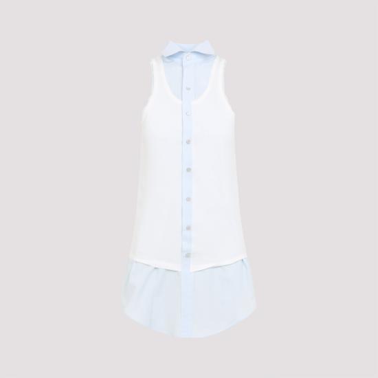 25SS 마르지엘라 반팔 티셔츠 S51NL0046 MTJ027 961 LIGHT BLUE - MAISON MARGIELA