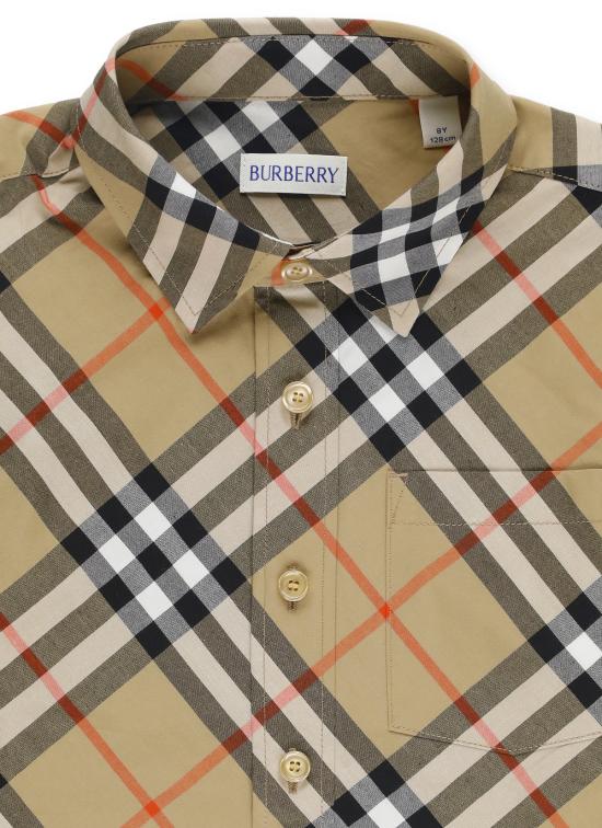 25SS [주니어] 버버리 셔츠 8089029 KB5 OWEN SS ESNTLB9368 Beige - BURBERRY
