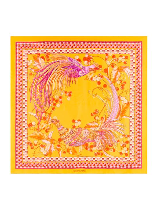 25SS 살바토레 페라가모 머플러/스카프 310199 0780278 ARANCIO FUCSIA