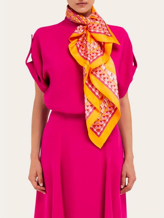 25SS 살바토레 페라가모 머플러/스카프 310199 0780278 ARANCIO FUCSIA - SALVATORE FERRAGAMO