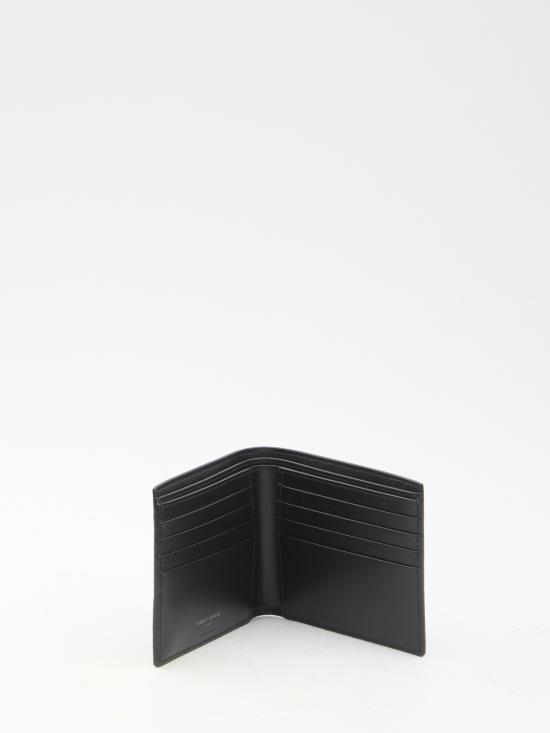 25SS 생로랑 타이니 모노그램 반지갑 607727 BLACK - SAINT LAURENT