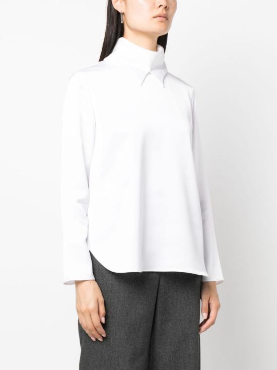  엠포리오 아르마니 셔츠 H4NK1F E9901 101 SILK WHITE - EMPORIO ARMANI