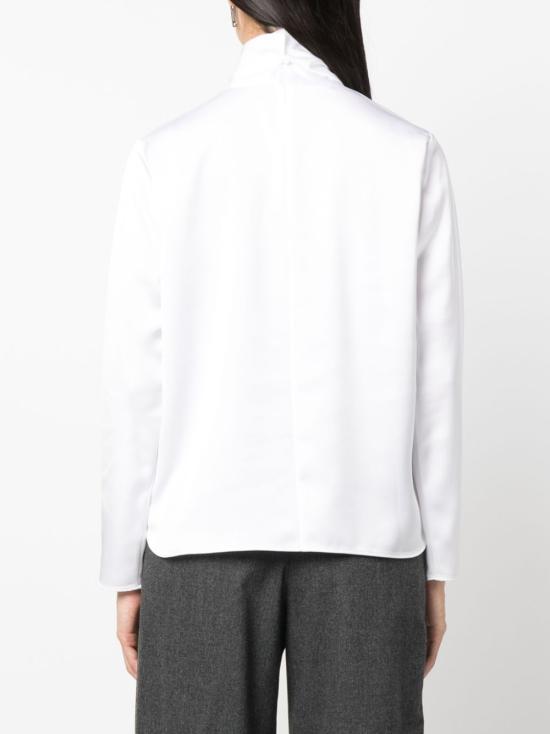  엠포리오 아르마니 셔츠 H4NK1F E9901 101 SILK WHITE - EMPORIO ARMANI