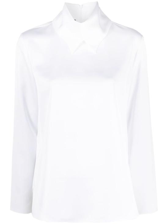  엠포리오 아르마니 셔츠 H4NK1F E9901 101 SILK WHITE