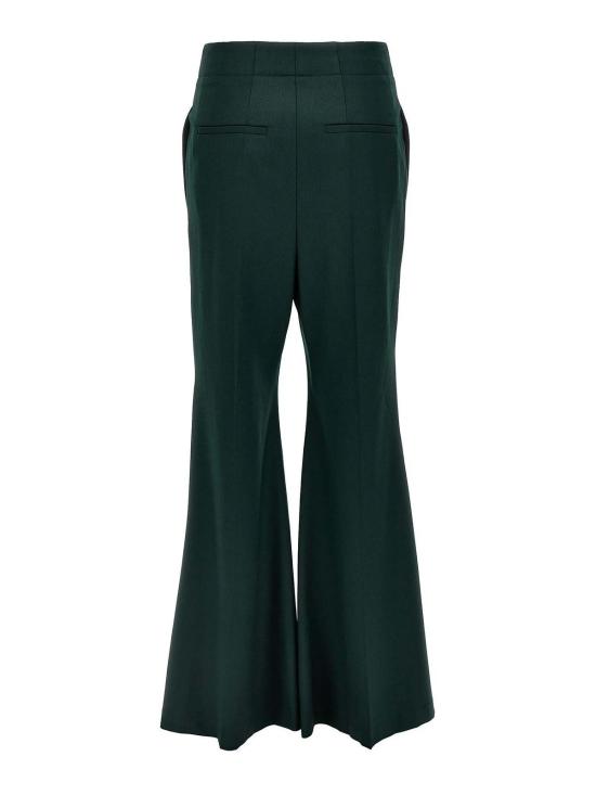 빅토리아 베컴 플레어 팬츠 1424WTR005801CSEAWEED Green - VICTORIA BECKHAM