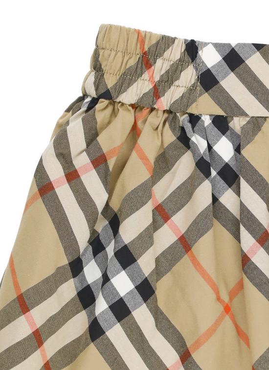 25SS [주니어] 버버리 스커트 8096413 KG3 KELSEY B CHK EB9368 Beige - BURBERRY