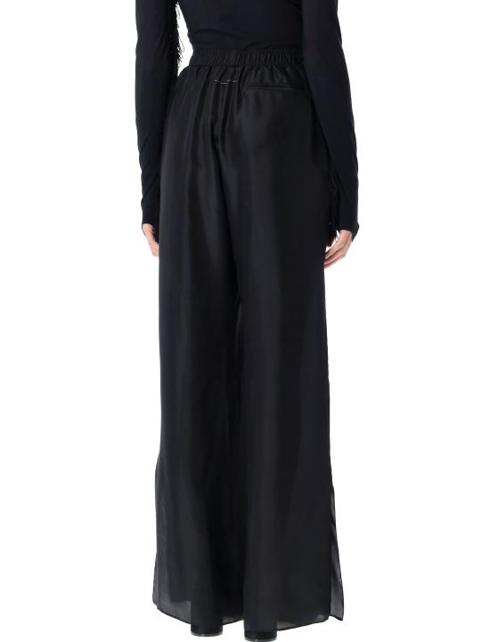 25SS MM6 메종마르지엘라 스트레이트 팬츠 S52KA0529M35244 900 Nero - MM6 MAISON MARGIELA