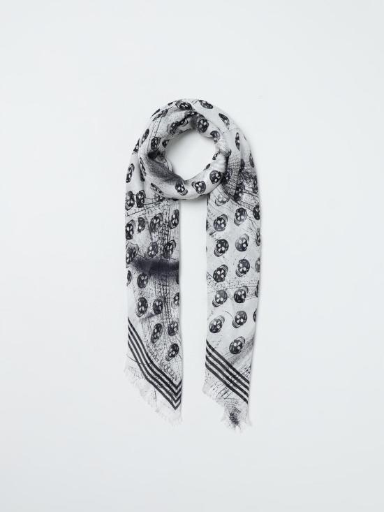  알렉산더 맥퀸 머플러/스카프 7772574418Q 9060 White - ALEXANDER MCQUEEN